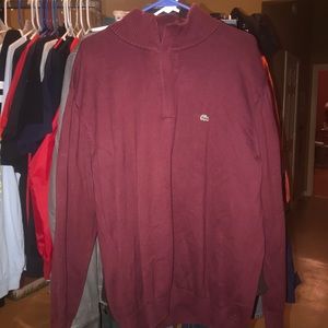 Lacoste half zip sweater